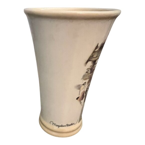 Maydoleen Bastin Birdhouse Coffee Mug 5.5" Ceramic Ivory - Picture 3 of 7